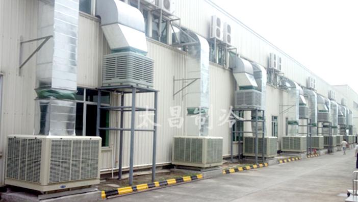 玩具工廠車間節(jié)能環(huán)?？照{(diào)安裝工程案例